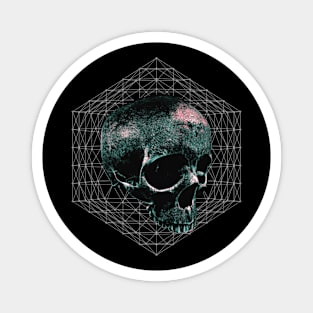 Skull Geometry Magnet